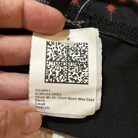 Dollskill Horoscopez Show Me Your Chart Mini skirt. NWT Small - Picture 5 of 11
